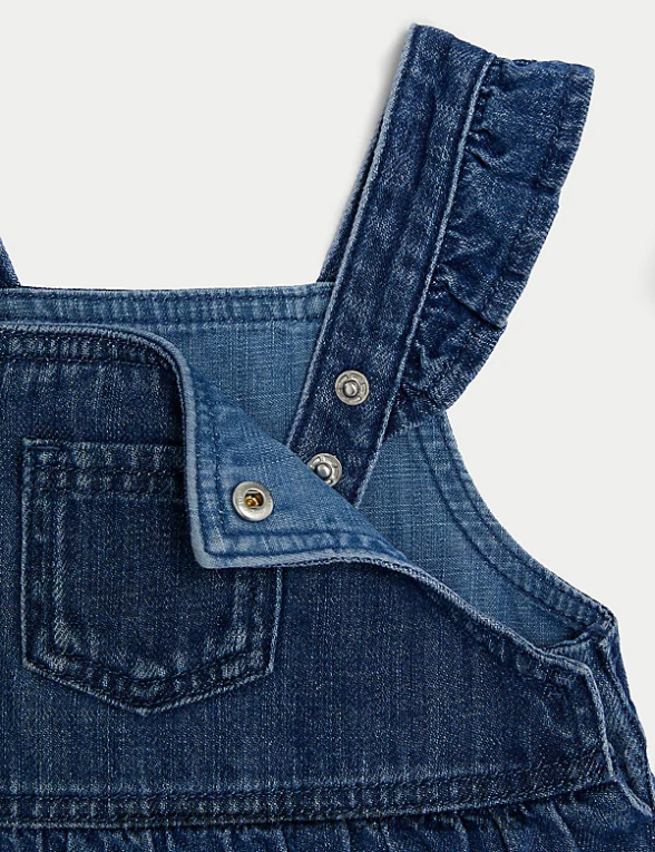 3-delna bombažna obleka na pike denim Marks & Spencer oblačila uniseks 6T8F6X7708