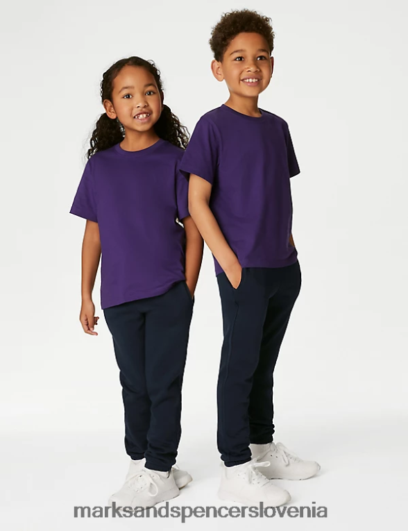 2pk običajne šolske joggerje mornarica Marks & Spencer oblačila uniseks 6T8F6X3590