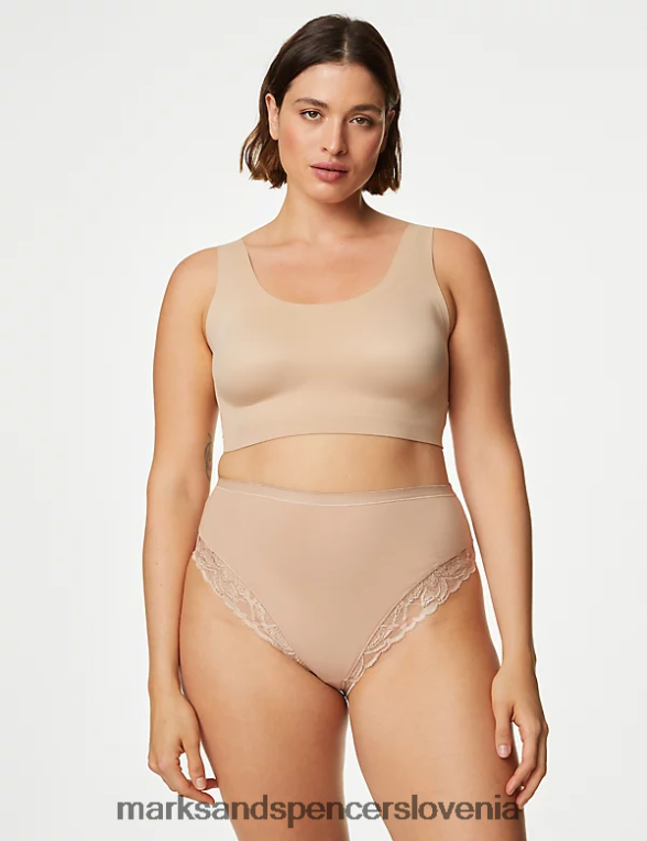 2pk čvrste spodnje hlače z visokimi nogavicami rožnati kremen Marks & Spencer oblačila uniseks 6T8F6X4430