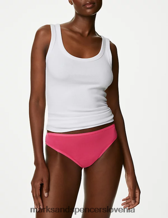 3pk bikini hlačke z močno vpojnostjo roza mešanica Marks & Spencer oblačila uniseks 6T8F6X4003