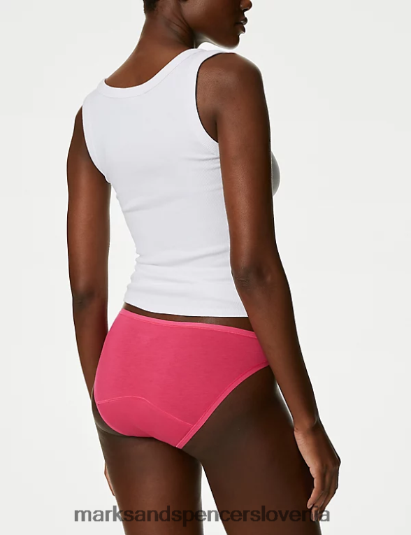 3pk bikini hlačke z močno vpojnostjo roza mešanica Marks & Spencer oblačila uniseks 6T8F6X4003