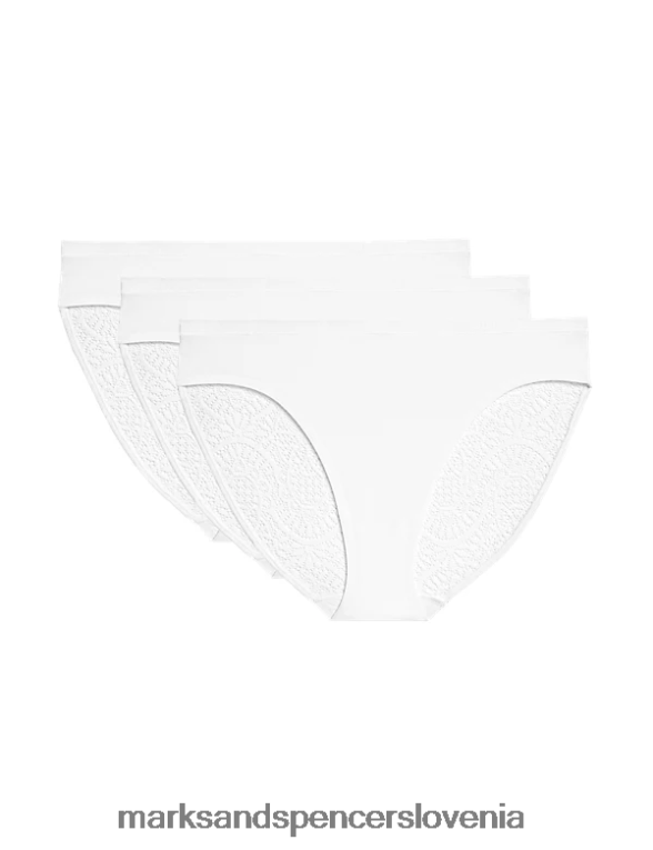 3pk body soft hlačke z visokimi nogavicami bela Marks & Spencer oblačila uniseks 6T8F6X4371