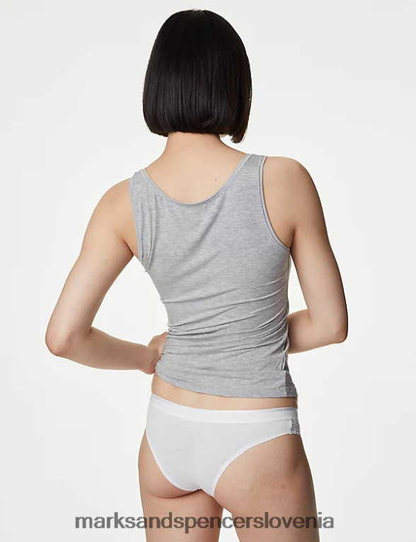 3pk bombažne brazilske hlačke bela mešanica Marks & Spencer oblačila uniseks 6T8F6X4280