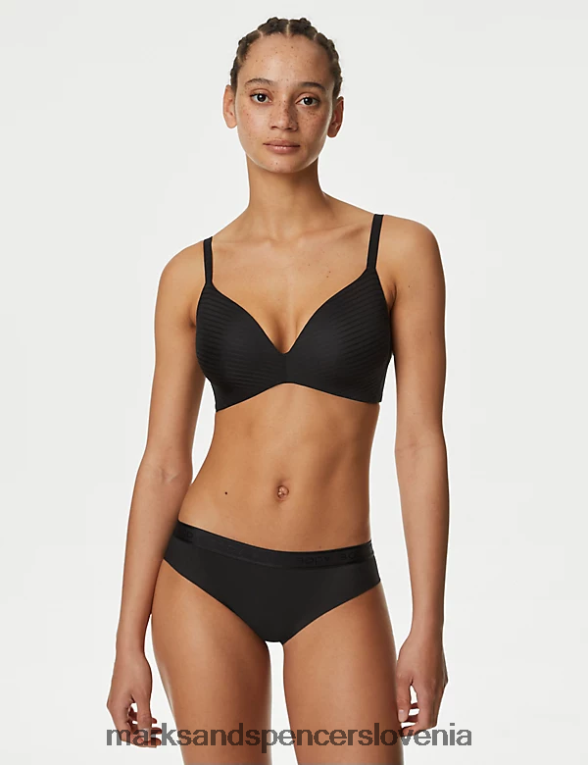 Brazilske spodnje hlače 3pk, ki opredeljujejo telo Črna Marks & Spencer oblačila uniseks 6T8F6X4246