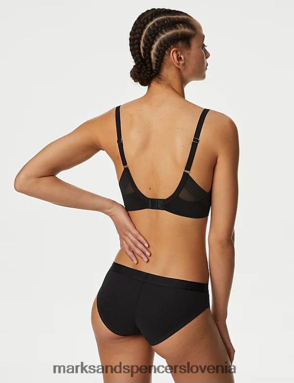 Brazilske spodnje hlače 3pk, ki opredeljujejo telo Črna Marks & Spencer oblačila uniseks 6T8F6X4246