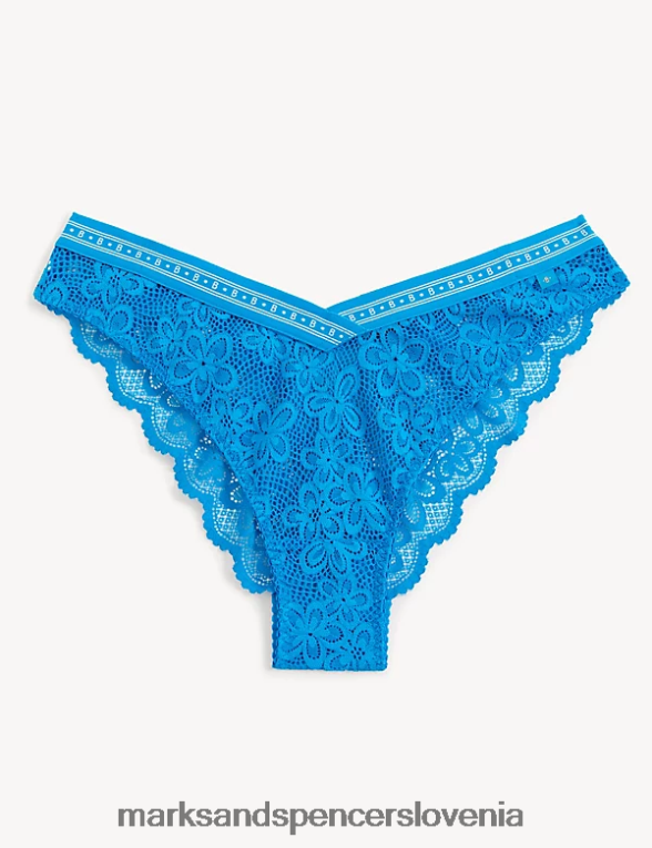 hlačke miami cleo lace svetlo turkizna Marks & Spencer oblačila uniseks 6T8F6X4060