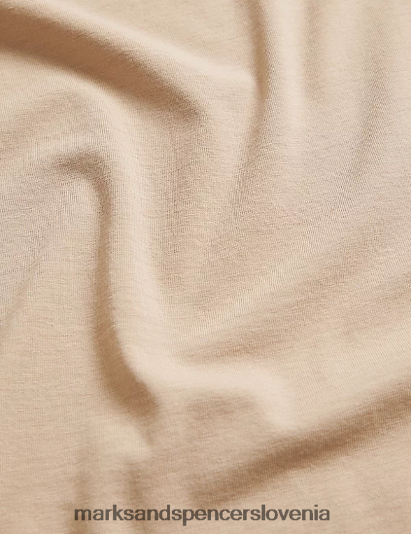 3pk bombažni brezrokavniki s trakovi rožnati kremen Marks & Spencer spodnje perilo uniseks 6T8F6X3759