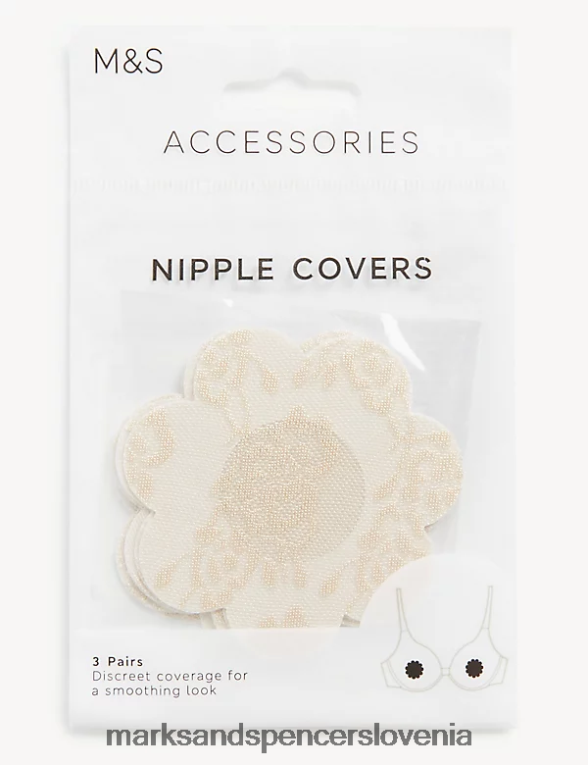3pk prevleke za bradavice s cvetjem jasno Marks & Spencer spodnje perilo uniseks 6T8F6X4340