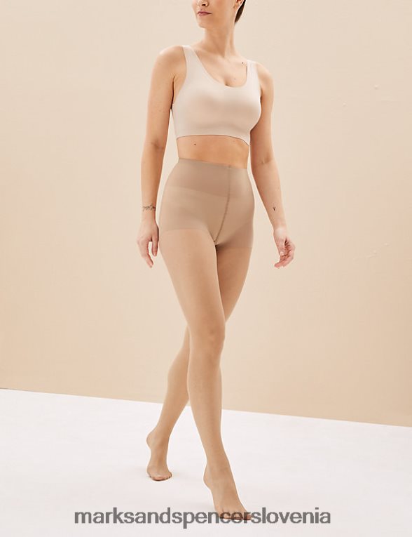 2pk flexifit 10 denier prosojne hlačne nogavice za nadzor svetlobe bledo opalin Marks & Spencer spodnje perilo uniseks 6T8F6X4456