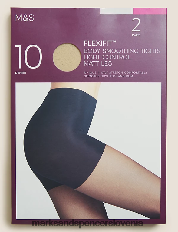 2pk flexifit 10 denier prosojne hlačne nogavice za nadzor svetlobe opalin Marks & Spencer spodnje perilo uniseks 6T8F6X4454