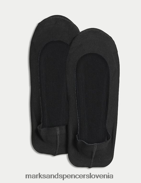 2pk ultra nizke hlačke Črna Marks & Spencer spodnje perilo uniseks 6T8F6X4288