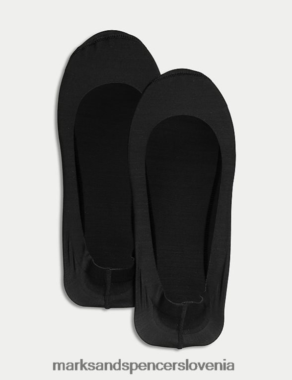 2pk ultra nizke hlačke Črna Marks & Spencer spodnje perilo uniseks 6T8F6X4707