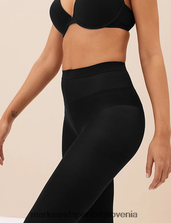 3pk 60 denier supersoft neprozorne hlačne nogavice Črna Marks & Spencer spodnje perilo uniseks 6T8F6X4674