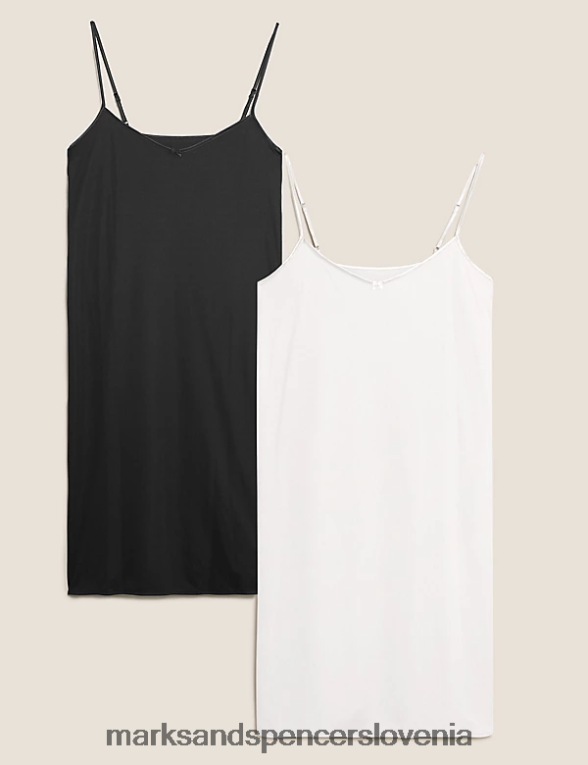 2pk izbrani polni lističi bela mešanica Marks & Spencer spodnje perilo uniseks 6T8F6X3896