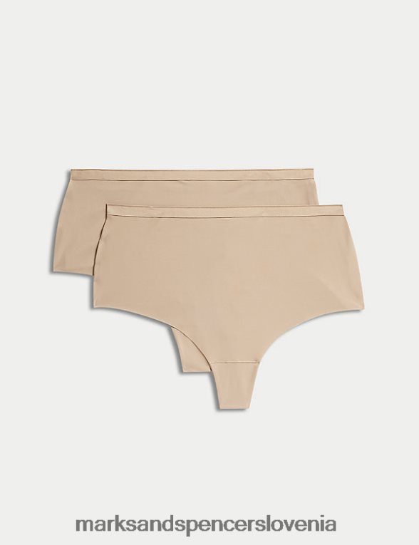2pk svetlobne tangice no-vpl rožnati kremen Marks & Spencer spodnje perilo uniseks 6T8F6X4738