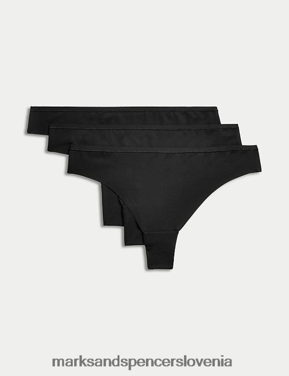3pk flexifit no vpl tangice Črna Marks & Spencer spodnje perilo uniseks 6T8F6X4587