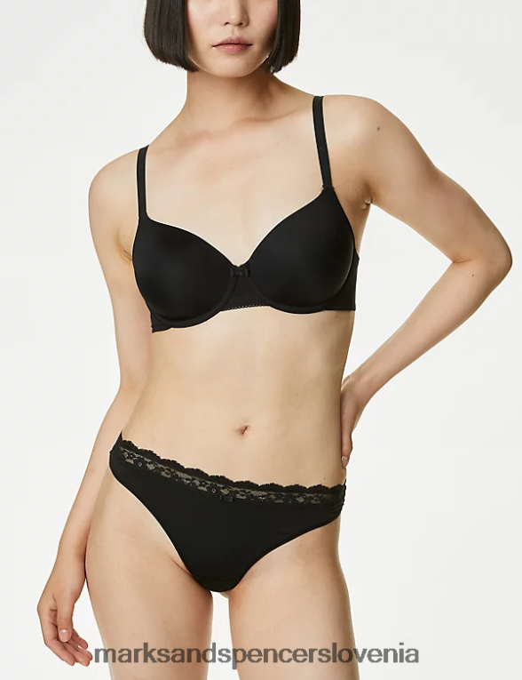 4pk tangice Črna Marks & Spencer spodnje perilo uniseks 6T8F6X3795