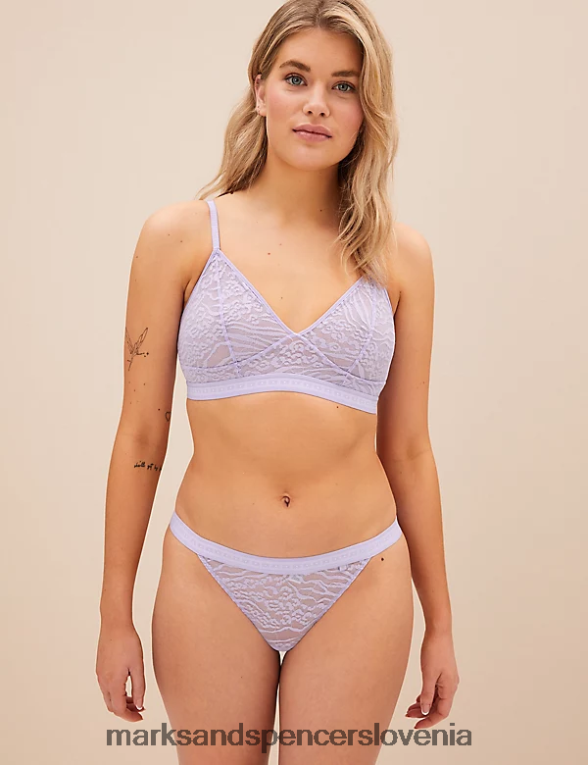 mrežaste tangice gisella lila Marks & Spencer spodnje perilo uniseks 6T8F6X3814