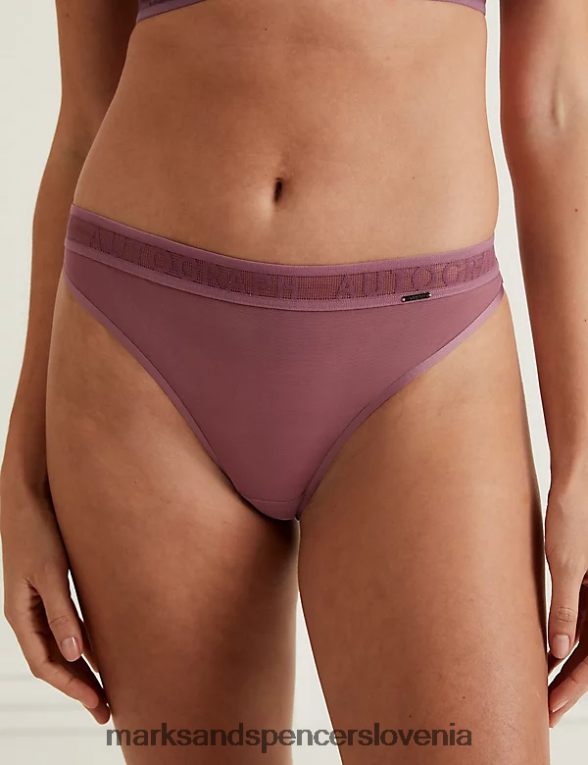 tivoli mrežaste tangice prašno slezasto Marks & Spencer spodnje perilo uniseks 6T8F6X4476