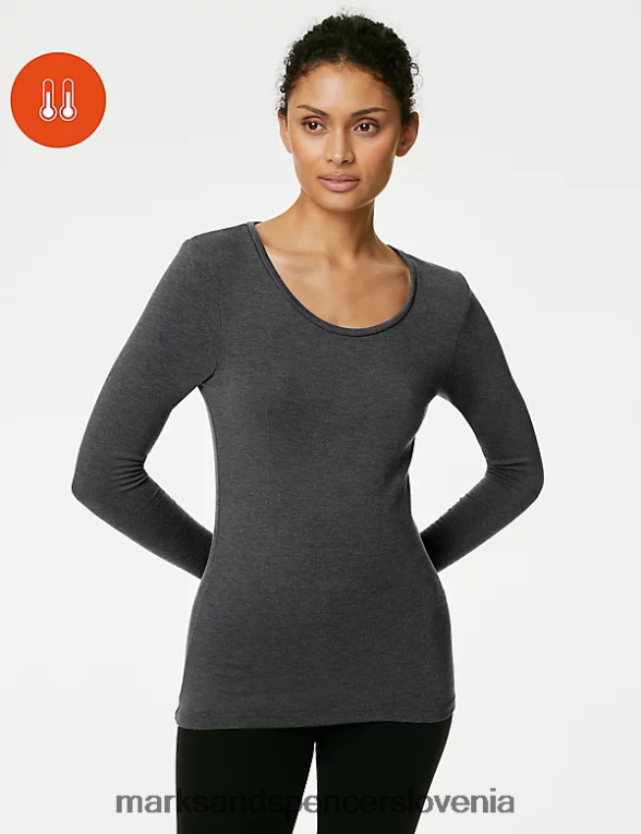 top z dolgimi rokavi heatgen plus termo oglje Marks & Spencer spodnje perilo uniseks 6T8F6X4692