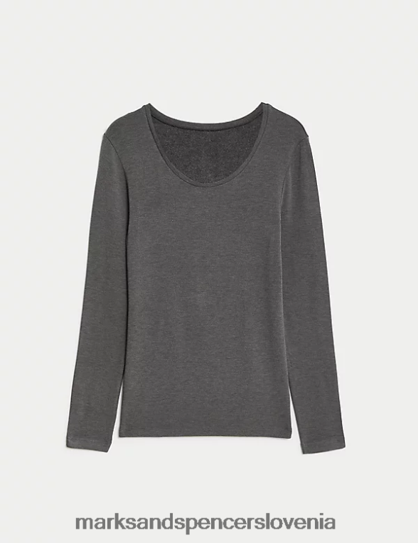 top z dolgimi rokavi heatgen plus termo oglje Marks & Spencer spodnje perilo uniseks 6T8F6X4692