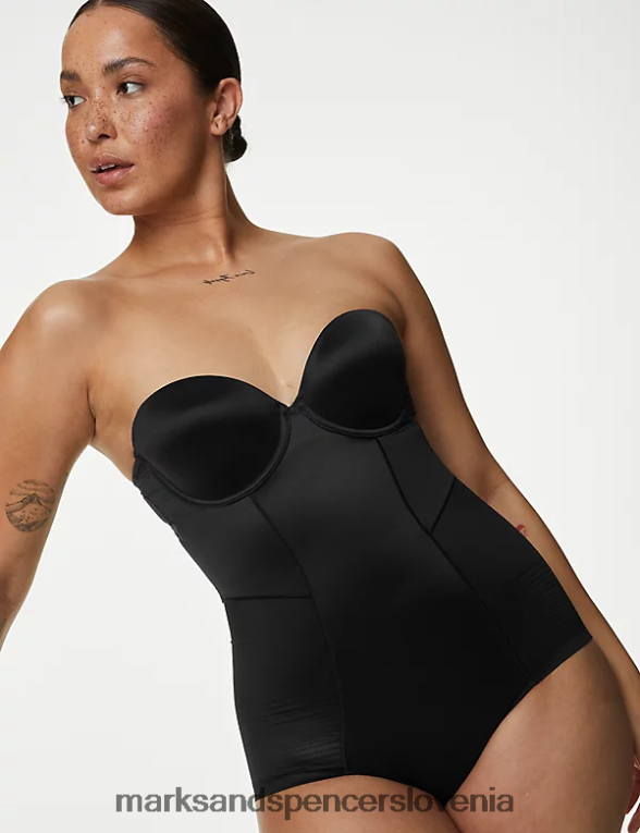 body define čvrst nadzorni bodi a-e Črna Marks & Spencer spodnje perilo uniseks 6T8F6X3980