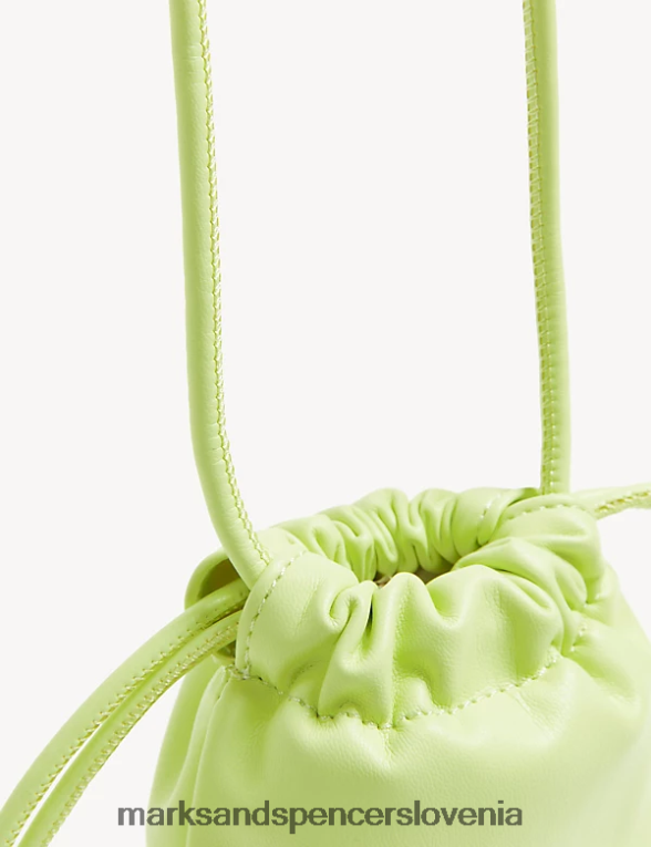 telefonska torba iz umetnega usnja mehka limeta Marks & Spencer dodatki ženske 6T8F6X2225