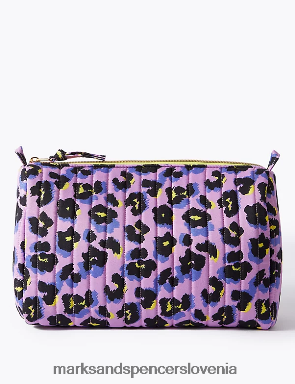 torba za umivanje ličil z leopardjim vzorcem roza Marks & Spencer dodatki ženske 6T8F6X3318