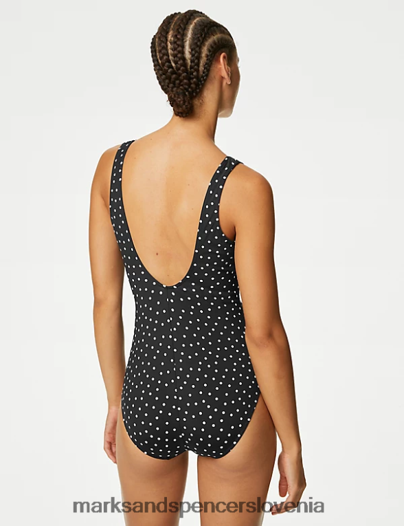 2pk tummy control wrap potopne kopalke črna mešanica Marks & Spencer kopalke in oblačila za plažo ženske 6T8F6X47