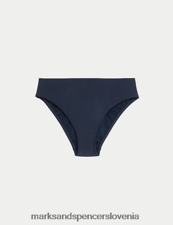 spodnji del bikinija z visokim pasom mornarica Marks & Spencer kopalke in oblačila za plažo ženske 6T8F6X2863