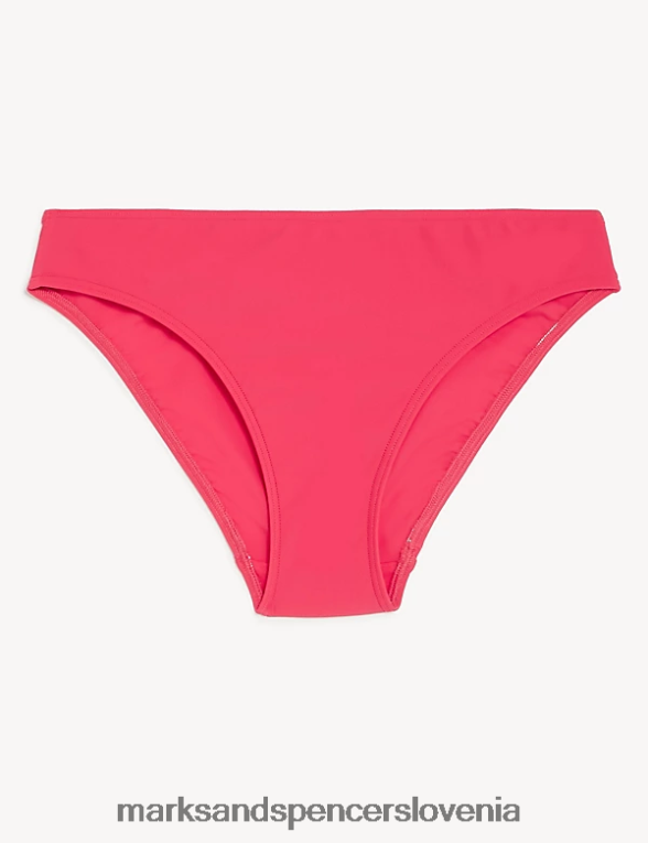 spodnji del bikinija z visokimi nogami svetlo rdeča Marks & Spencer kopalke in oblačila za plažo ženske 6T8F6X2445