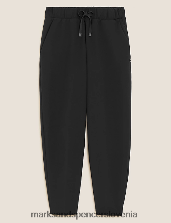 stormwear pohodne hlače z visokim pasom Črna Marks & Spencer oblačila ženske 6T8F6X3449