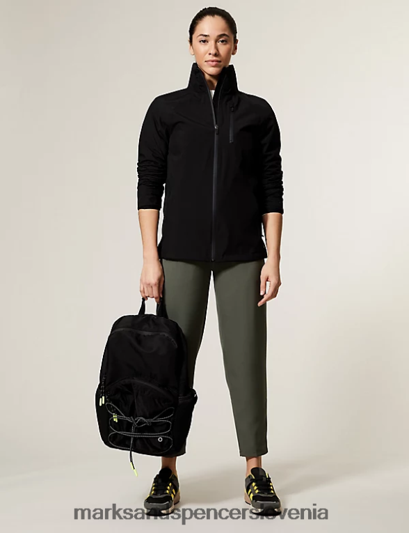 stormwear pohodne hlače z visokim pasom temno olivno Marks & Spencer oblačila ženske 6T8F6X3132