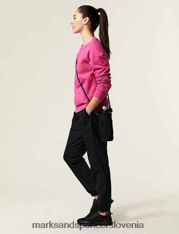 stormwear ultra sproščene pohodne hlače Črna Marks & Spencer oblačila ženske 6T8F6X1002