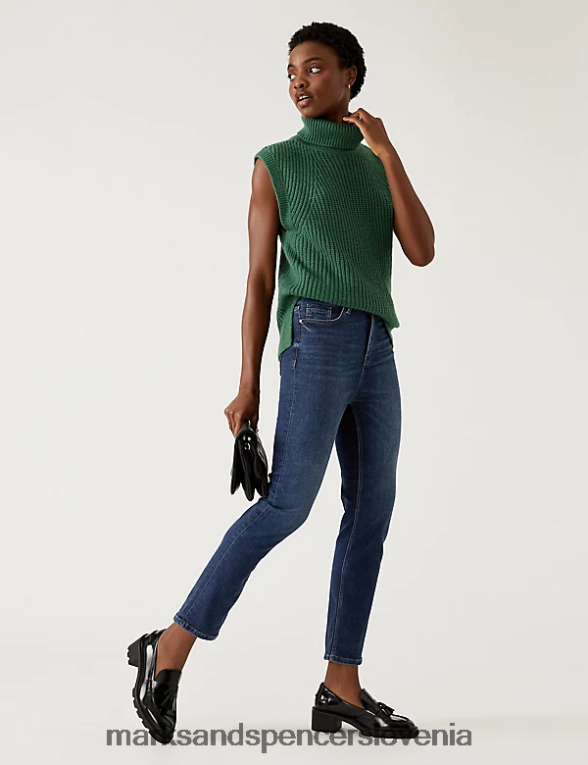 harper supersoft cigaret jeans indigo Marks & Spencer oblačila ženske 6T8F6X3086