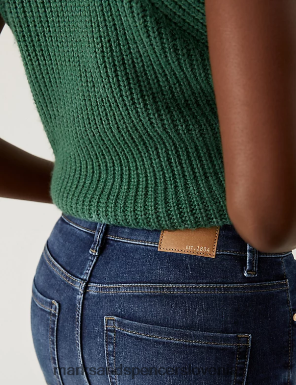 harper supersoft cigaret jeans indigo Marks & Spencer oblačila ženske 6T8F6X3086