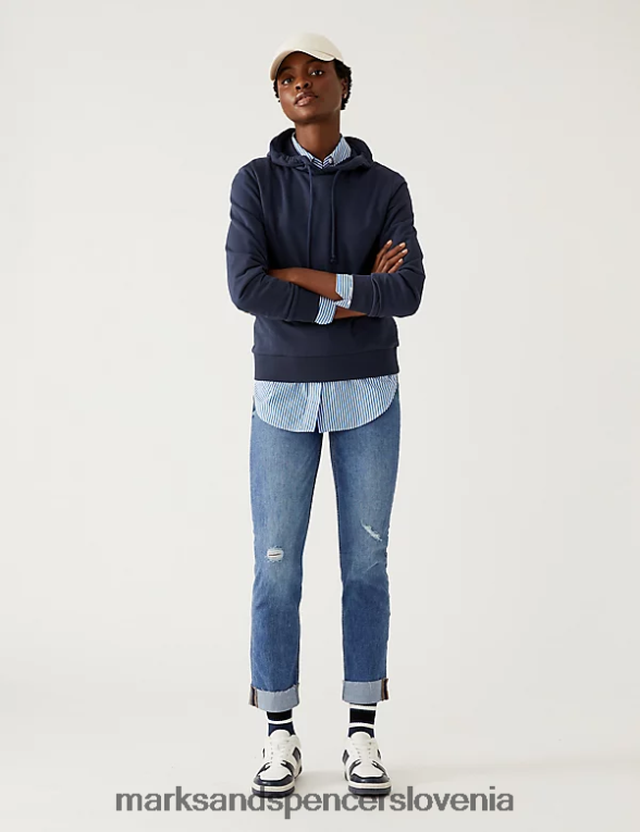 harper supersoft cigaret jeans srednji indigo Marks & Spencer oblačila ženske 6T8F6X3087