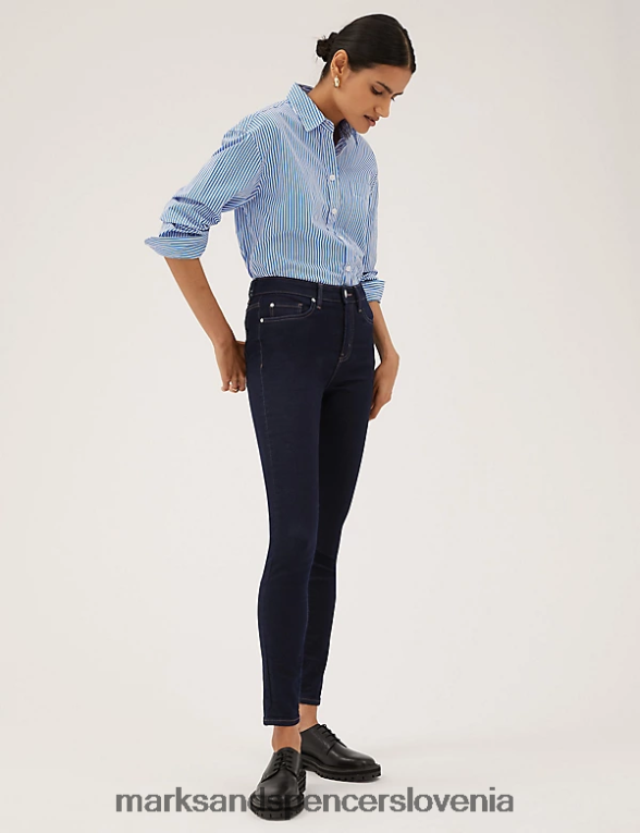 ozke kavbojke ivy indigo mešanica Marks & Spencer oblačila ženske 6T8F6X3413