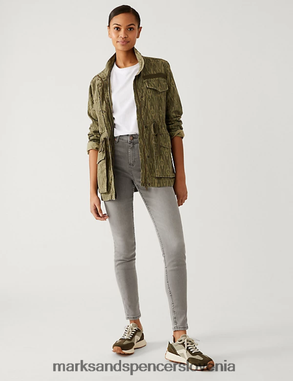 ozke kavbojke ivy siva Marks & Spencer oblačila ženske 6T8F6X3409