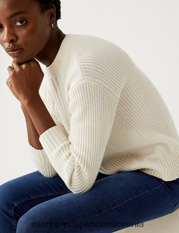 ozke kavbojke ivy temno indigo Marks & Spencer oblačila ženske 6T8F6X3412