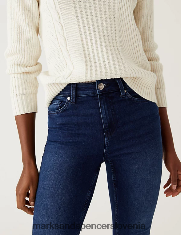 ozke kavbojke ivy temno indigo Marks & Spencer oblačila ženske 6T8F6X3412