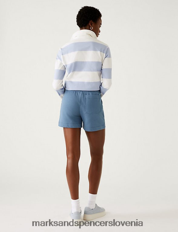 jogger kratke hlače iz bogatega bombaža ocean Marks & Spencer oblačila ženske 6T8F6X1193