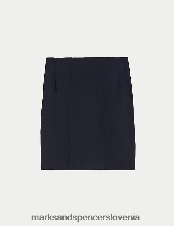 mini krilo a-kroja iz džersija temna mornarica Marks & Spencer oblačila ženske 6T8F6X3143