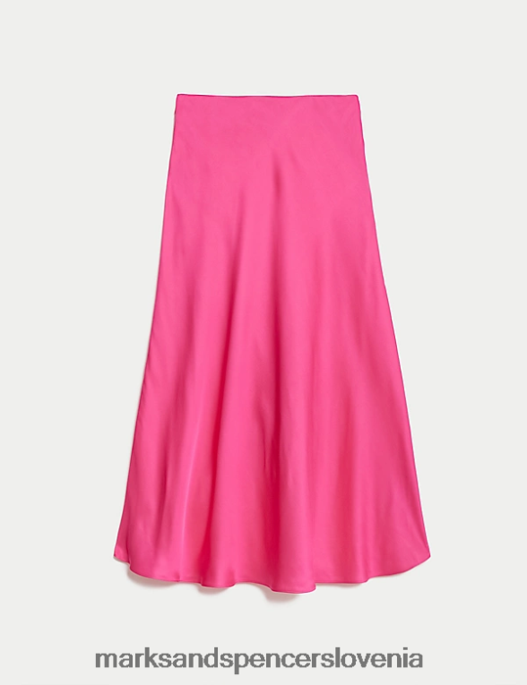 slip krilo midaxi iz satena potonika Marks & Spencer oblačila ženske 6T8F6X3294