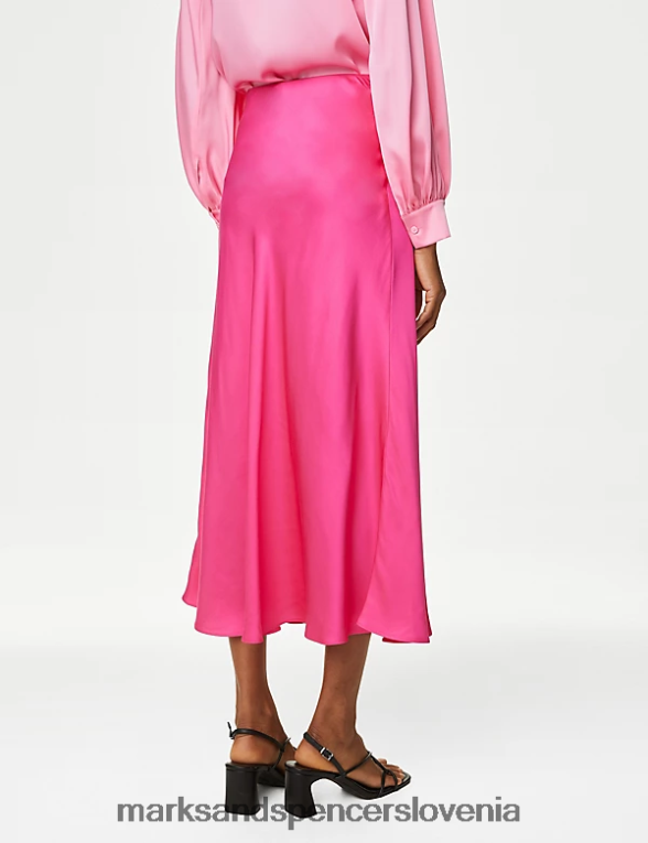 slip krilo midaxi iz satena potonika Marks & Spencer oblačila ženske 6T8F6X3294