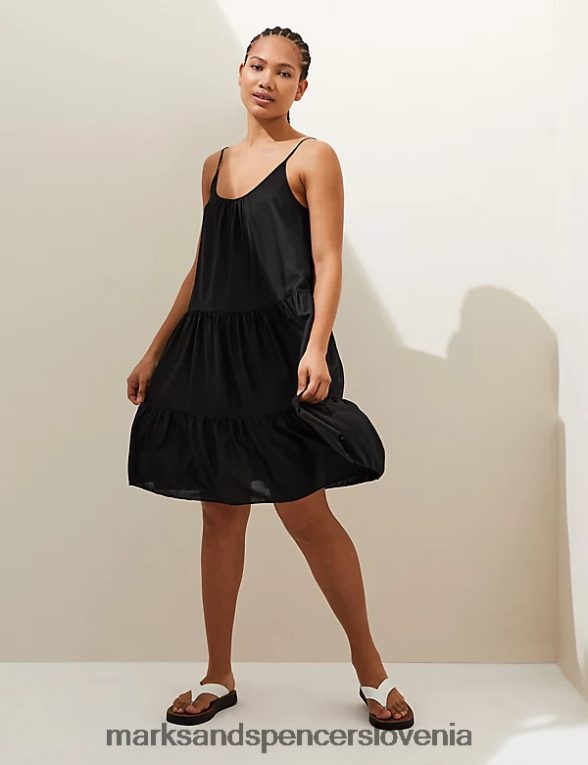 2pk mini swing obleke za na plažo črna mešanica Marks & Spencer oblačila ženske 6T8F6X2948