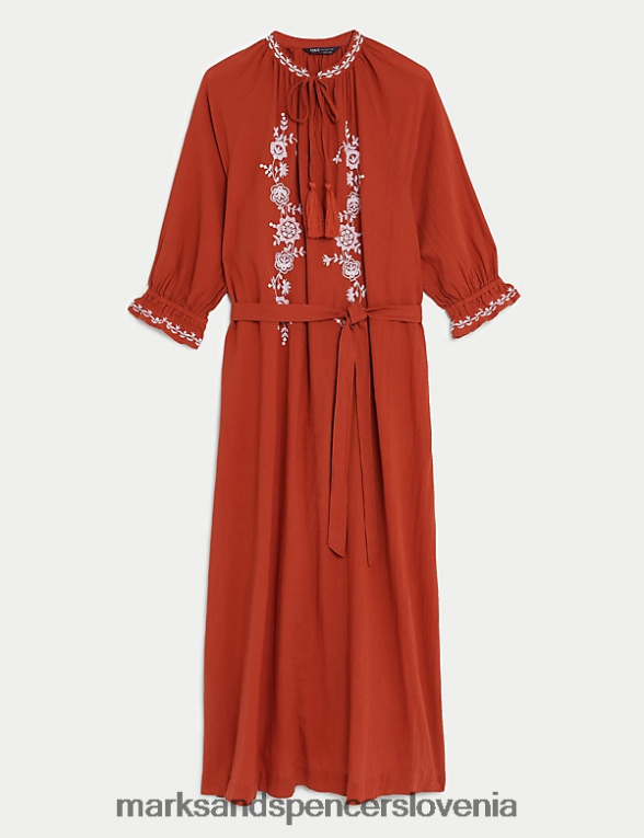 čisti bombaž beach cover up kaftan baker Marks & Spencer oblačila ženske 6T8F6X1798