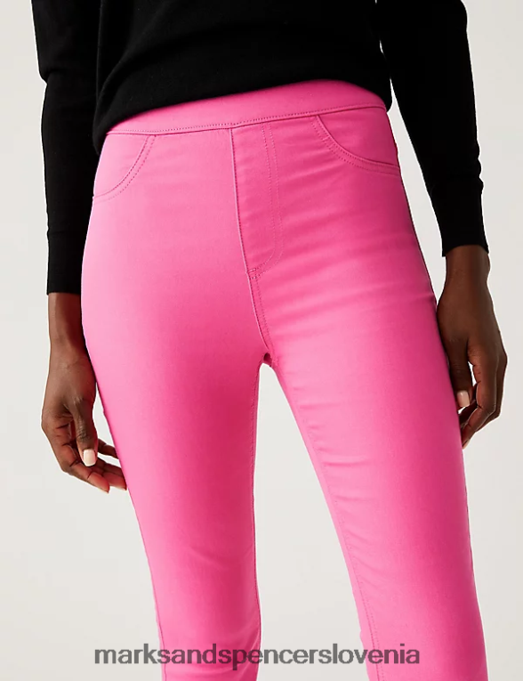 jeggings z visokim pasom cvet Marks & Spencer oblačila ženske 6T8F6X70