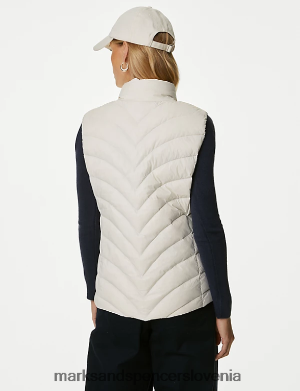 jopica s perjem in puhom lahka naravna Marks & Spencer oblačila ženske 6T8F6X2401