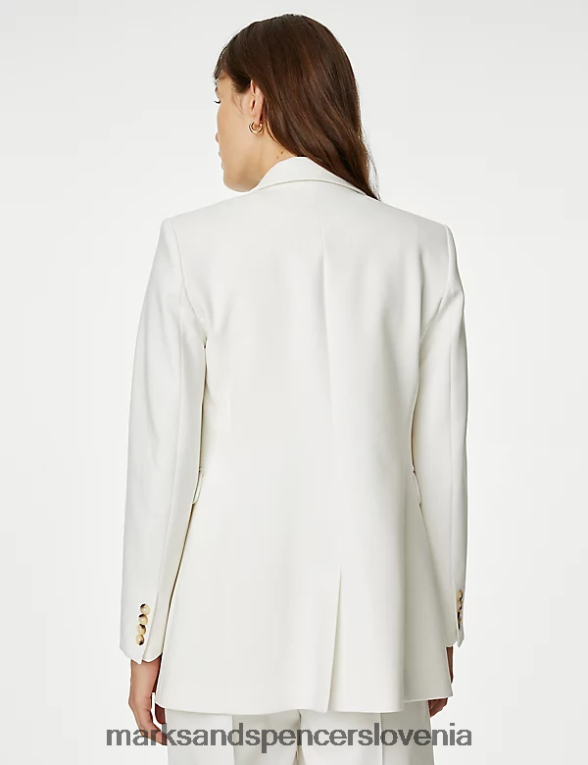 krojen blazer slonovina Marks & Spencer oblačila ženske 6T8F6X932